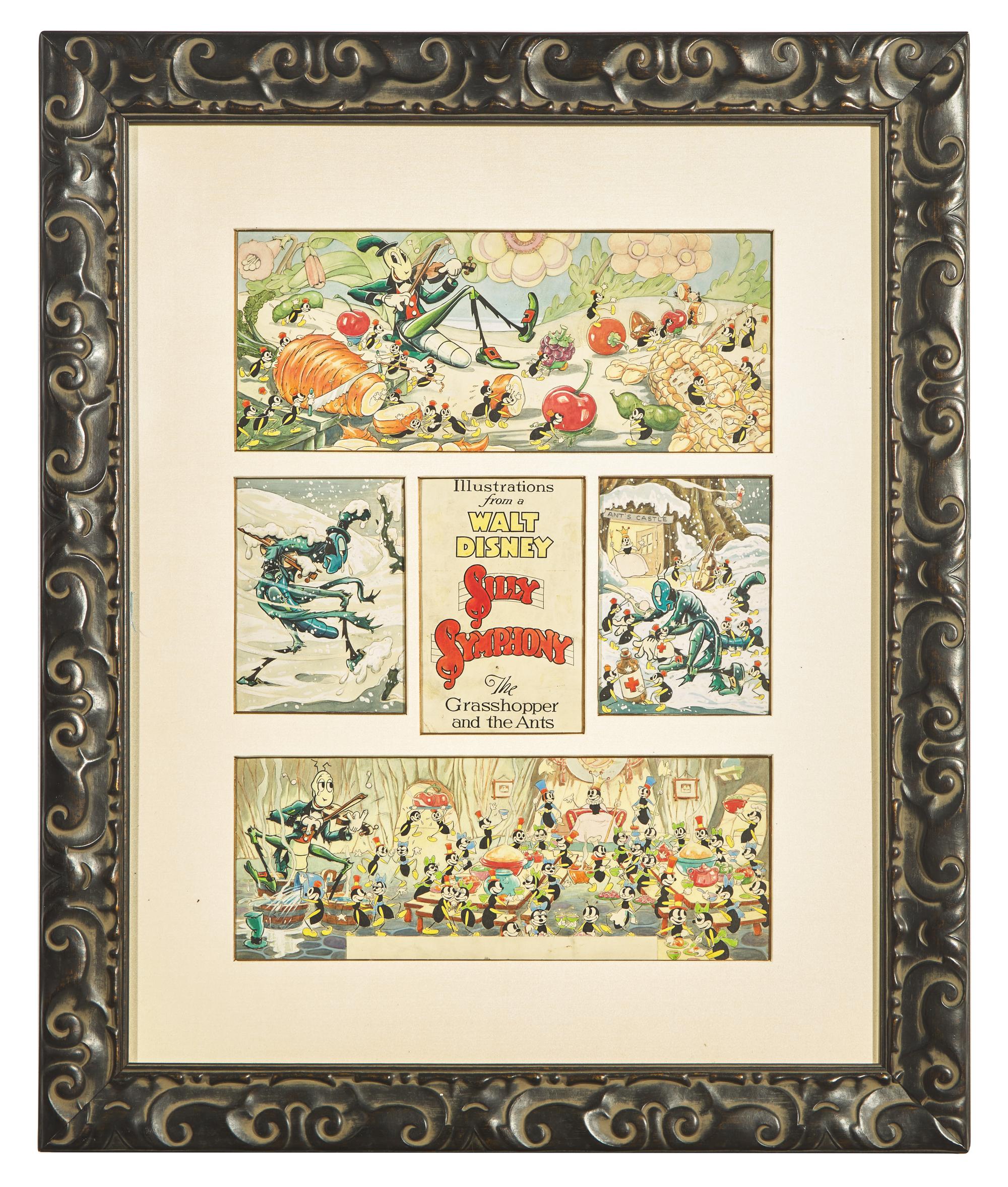 The Grasshopper And The Ants; Original illustrations for Walt Disney's Silly Symphon y, Good Housekeeping, 1934