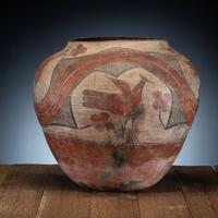 Zia Polychrome Pottery Olla