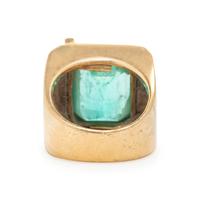 Emerald and Yellow Gold Ring