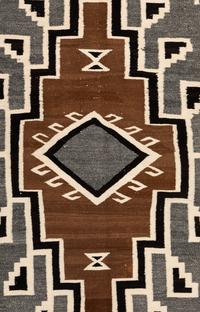 Navajo Two Grey Hills Weaving / Rug