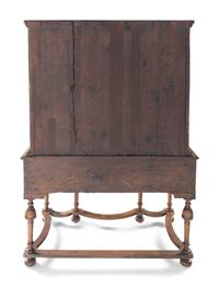 A William and Mary Walnut Chest on Stand