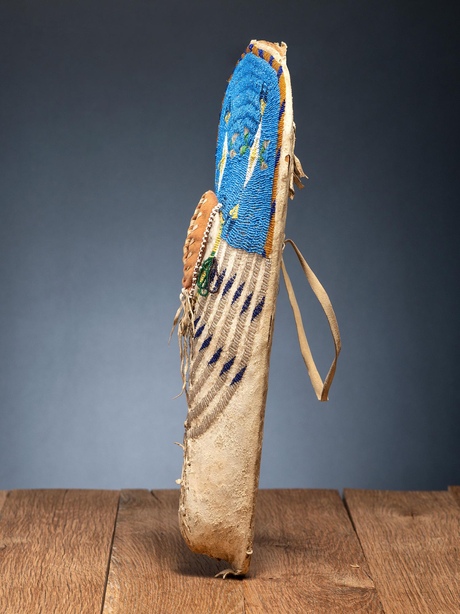 Ute Beaded Hide Toy Cradle