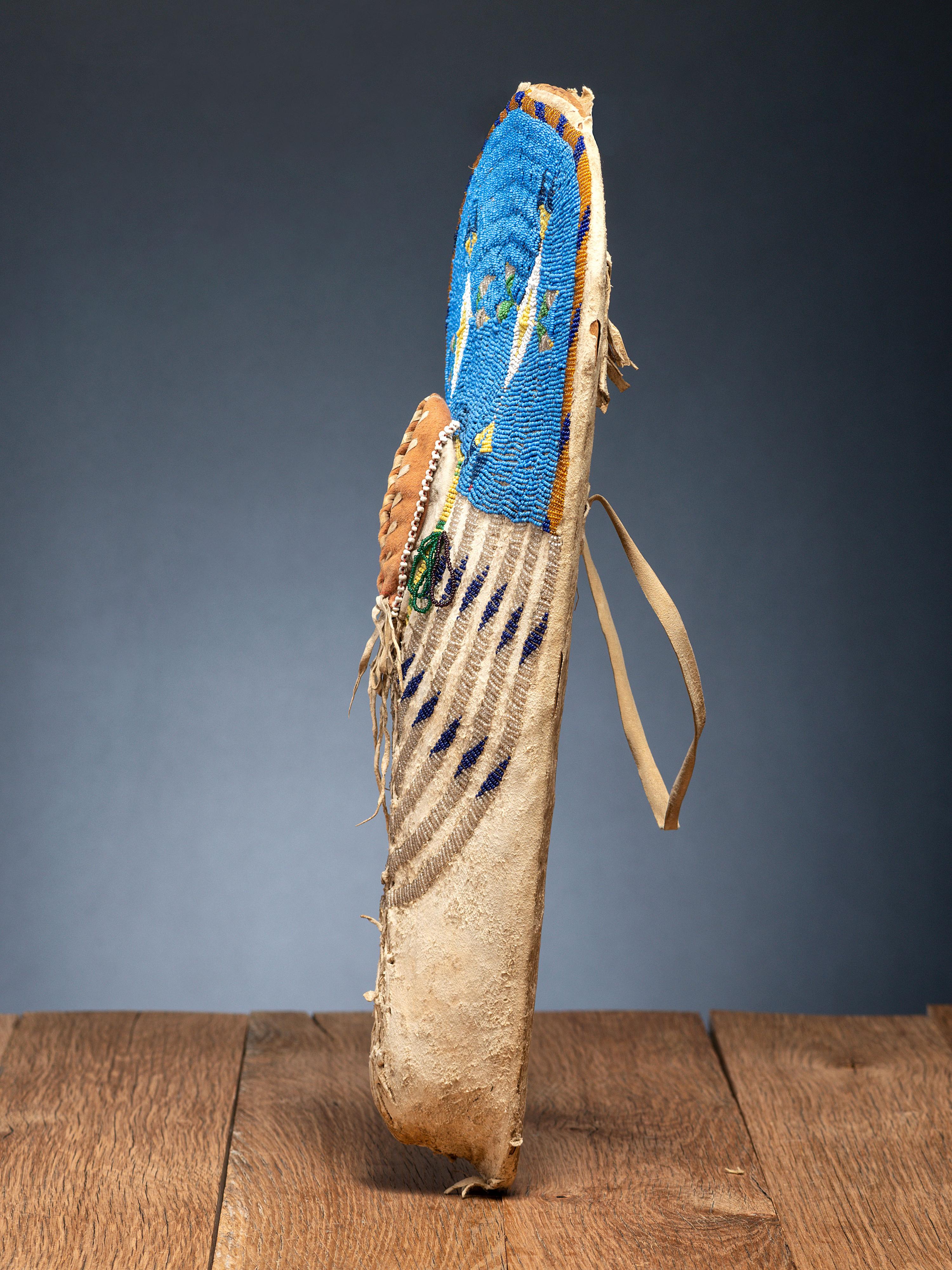 Ute Beaded Hide Toy Cradle