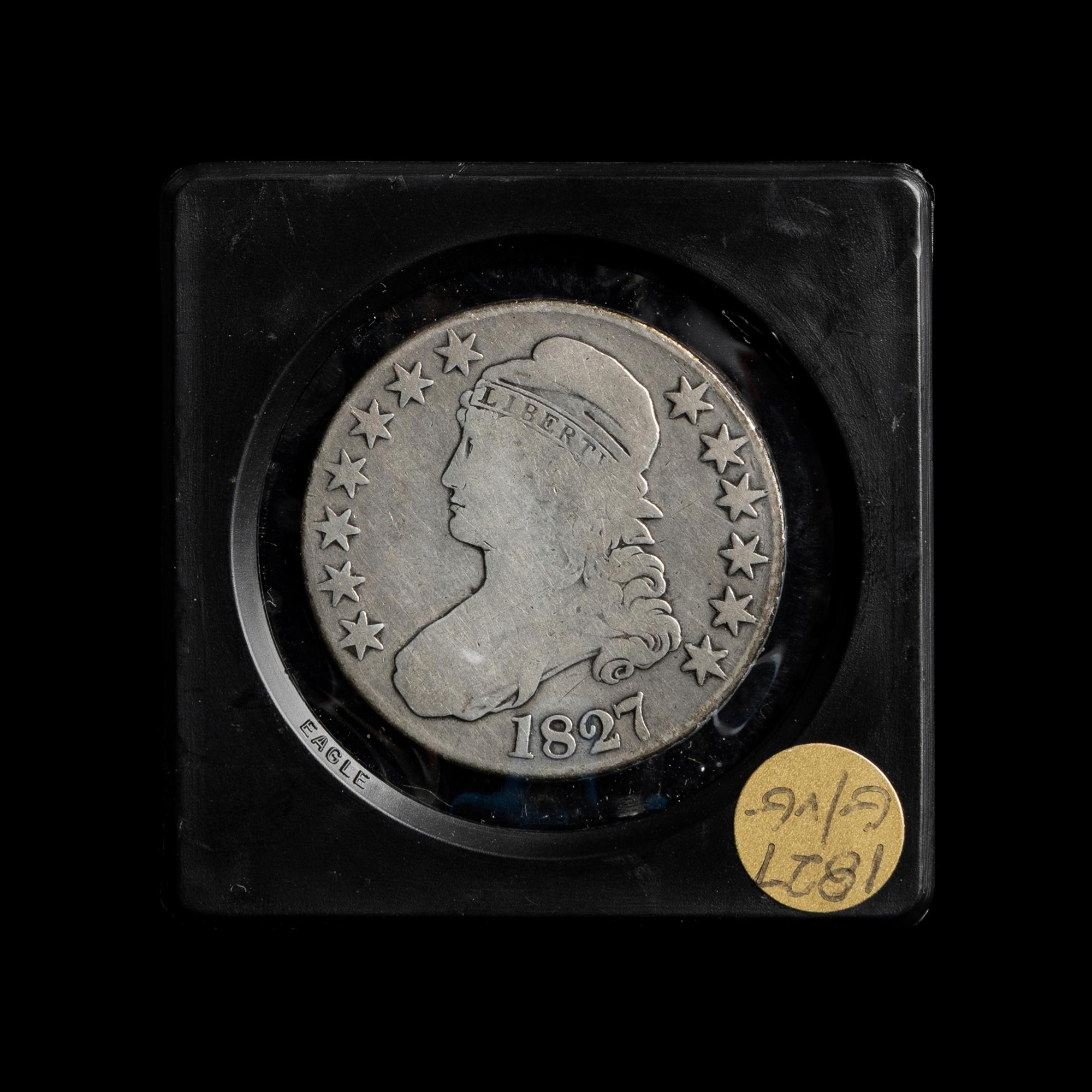 A Collection of Fourteen Capped Bust and Seated Liberty 50c Coins