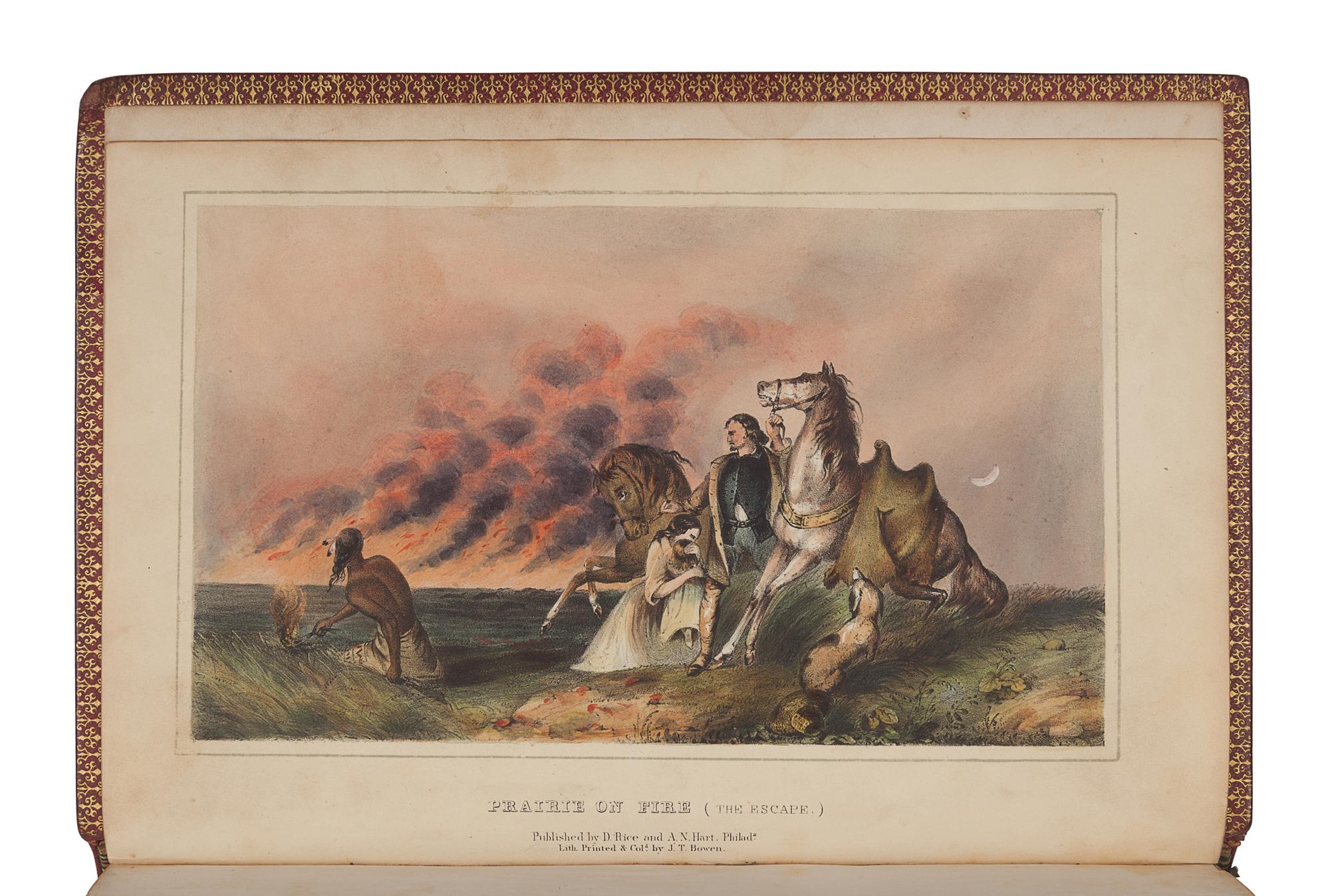 McKENNEY, Thomas L. (1785-1859) -- HALL, James (1793-1868). History of the Indian Tribes of North America. Philadelphia: D. Rice and A.N. Hart, 1855.