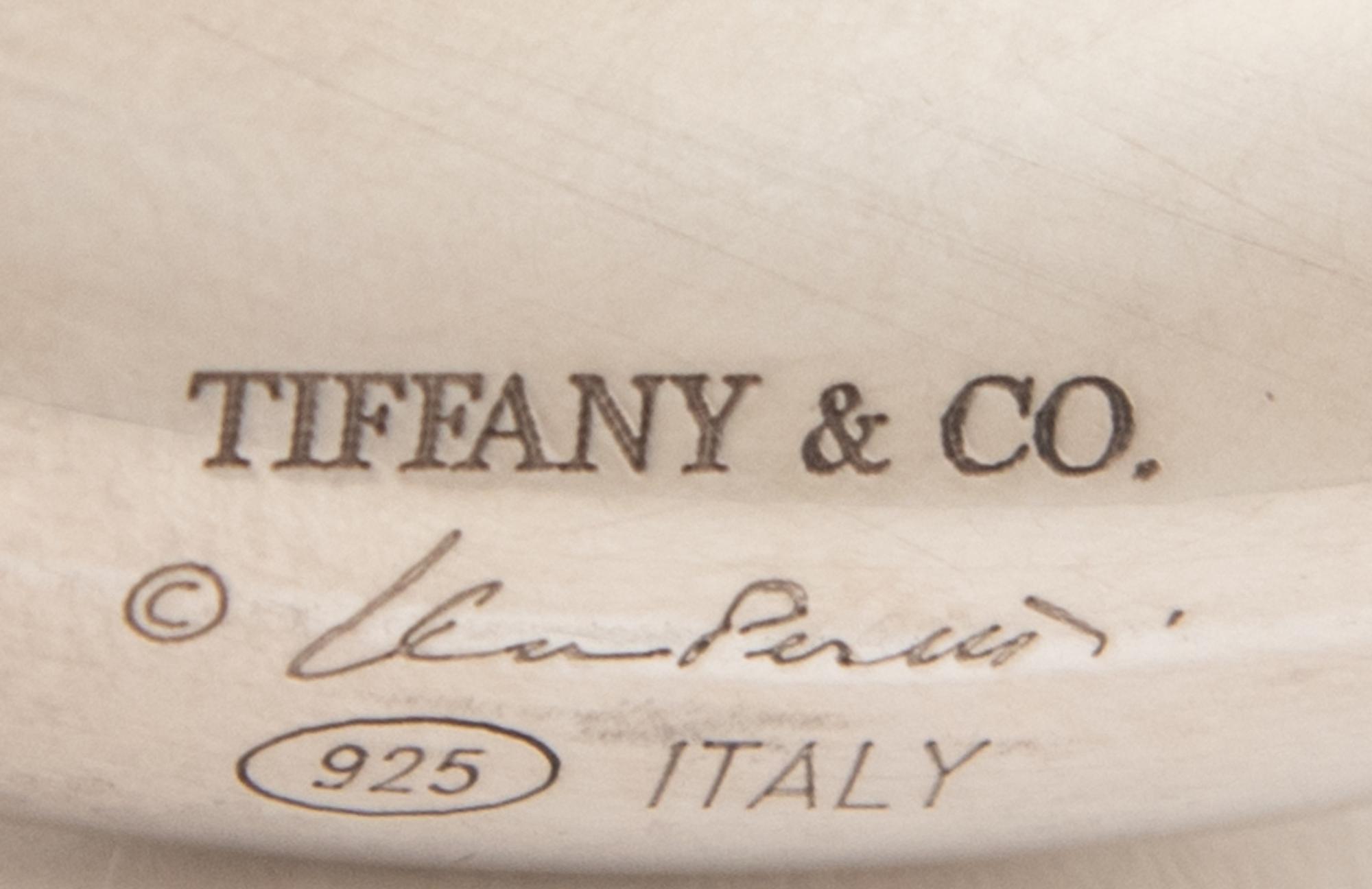 Elsa Peretti, Tiffany & Co,; Infinity Buckle & Black Leather Belt