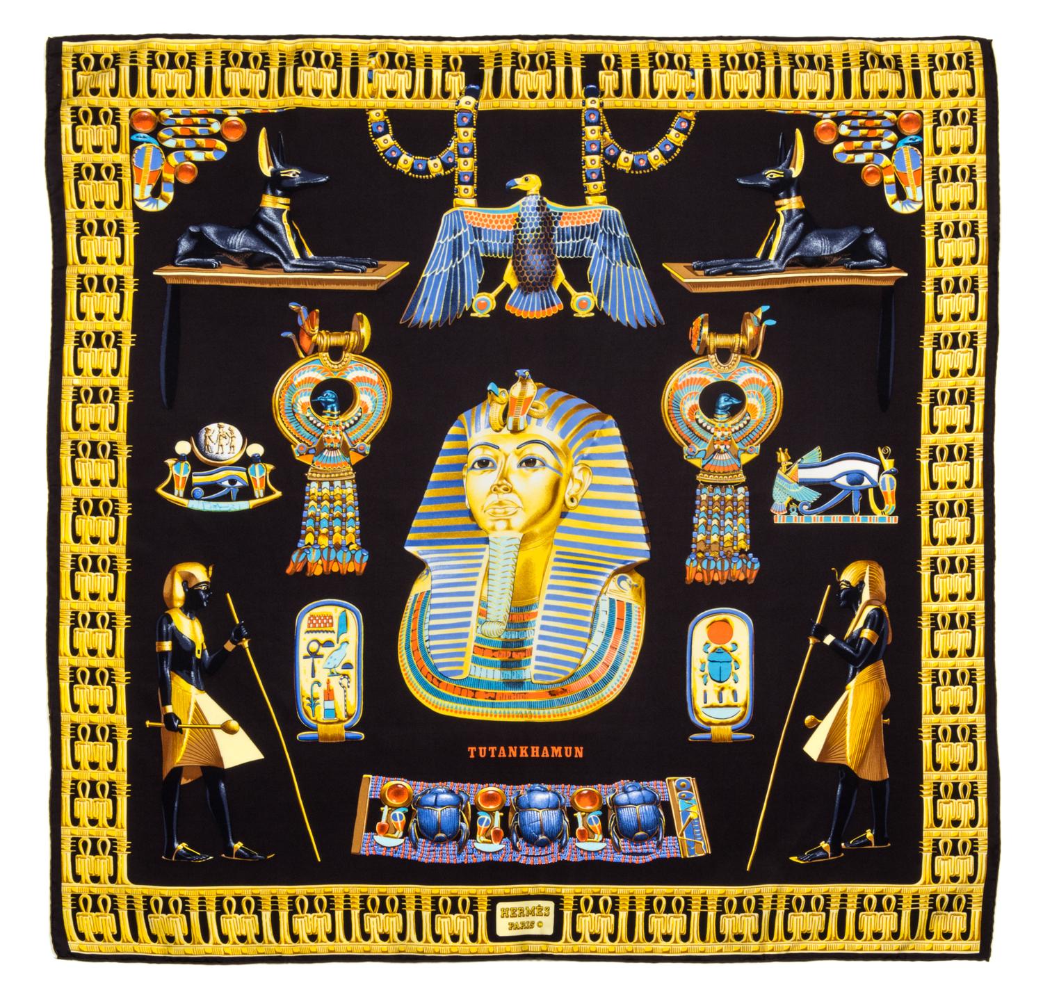 An Hermes 90cm Silk Scarf, 36"x36".