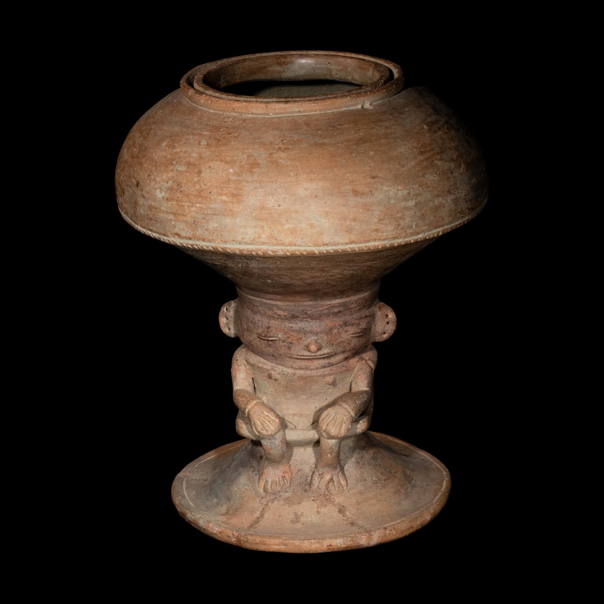 A Tairona Redware Pedestal Bowl