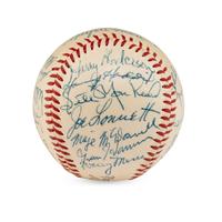 A 1957 Philadelphia Phillies Team Signed Autograph Baseball