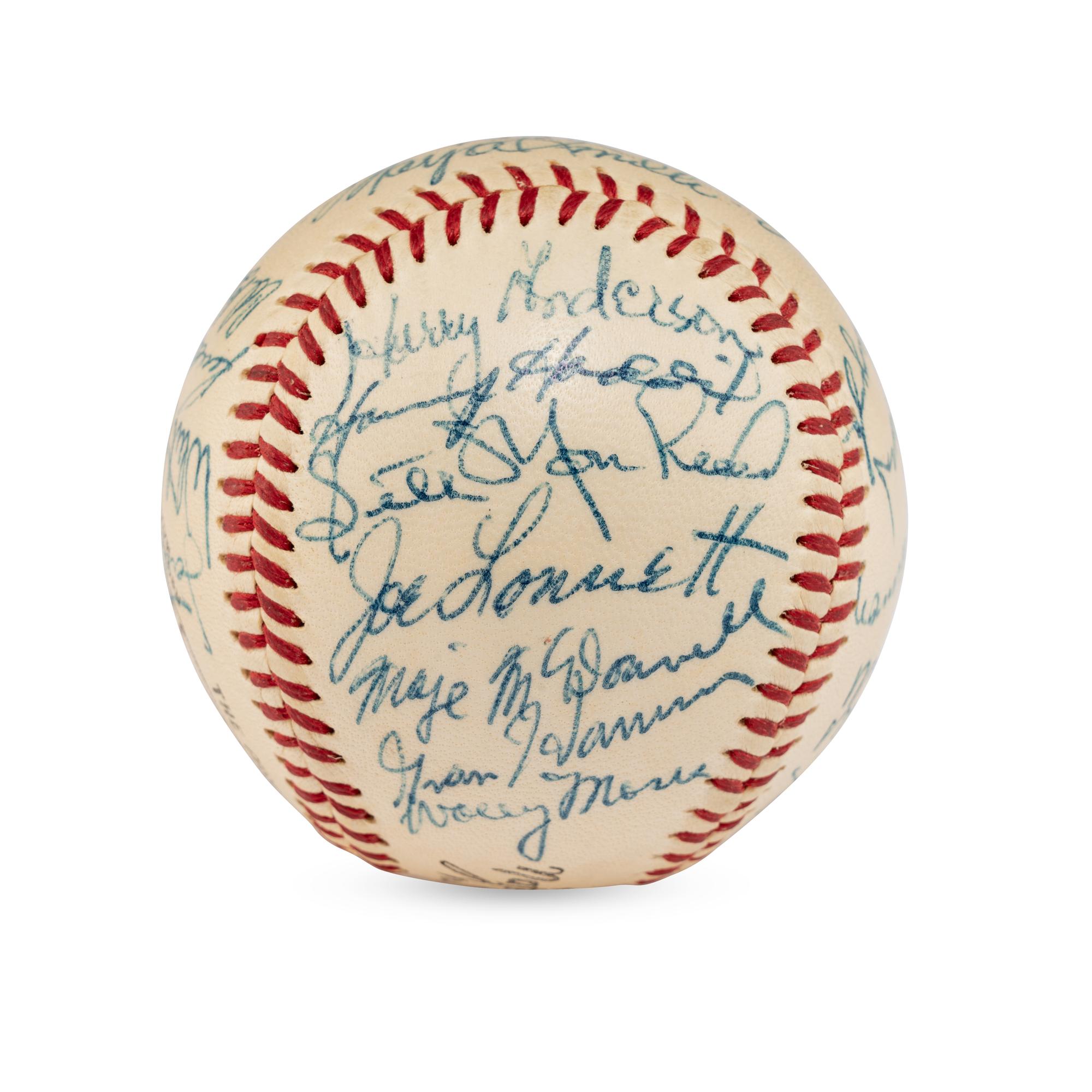 A 1957 Philadelphia Phillies Team Signed Autograph Baseball