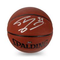 A Shaquille O'Neal Signed Autograph Official NBA Spalding Basketball,