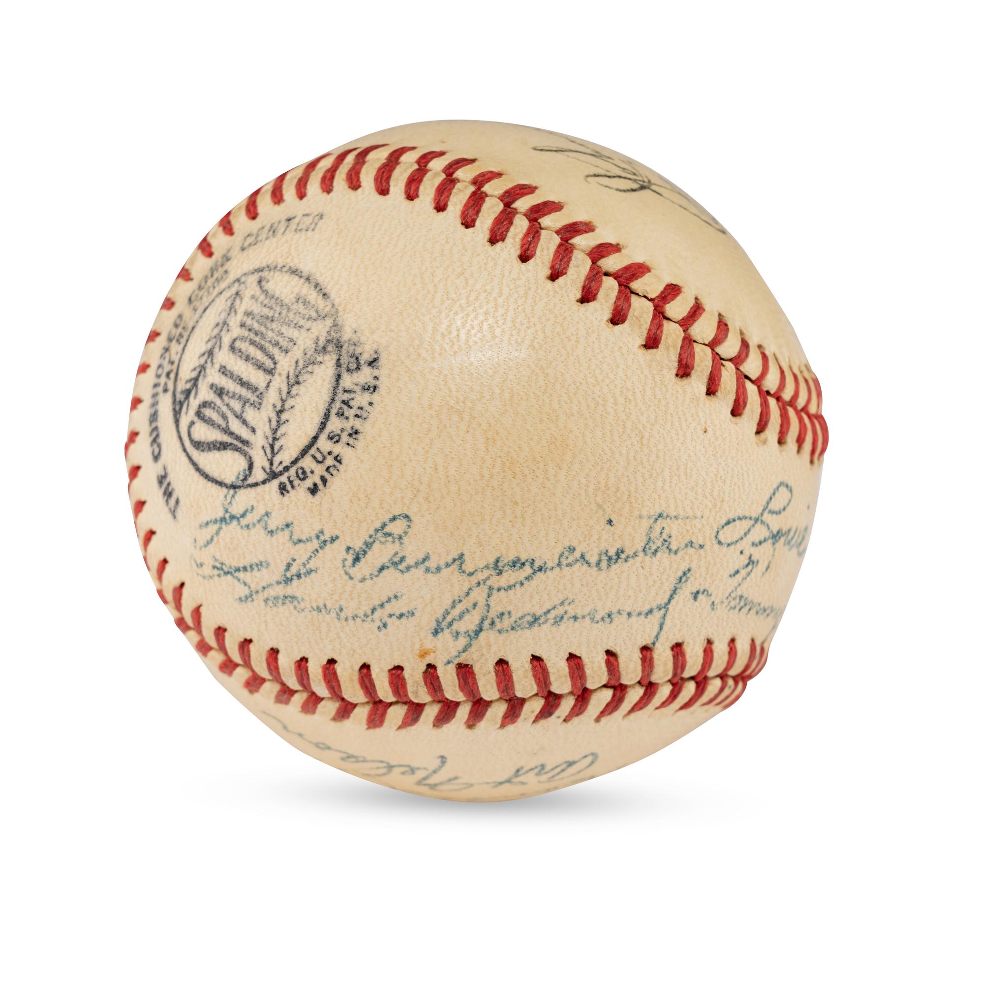 A 1946 Houston Buffaloes Team Signed Autograph Baseball