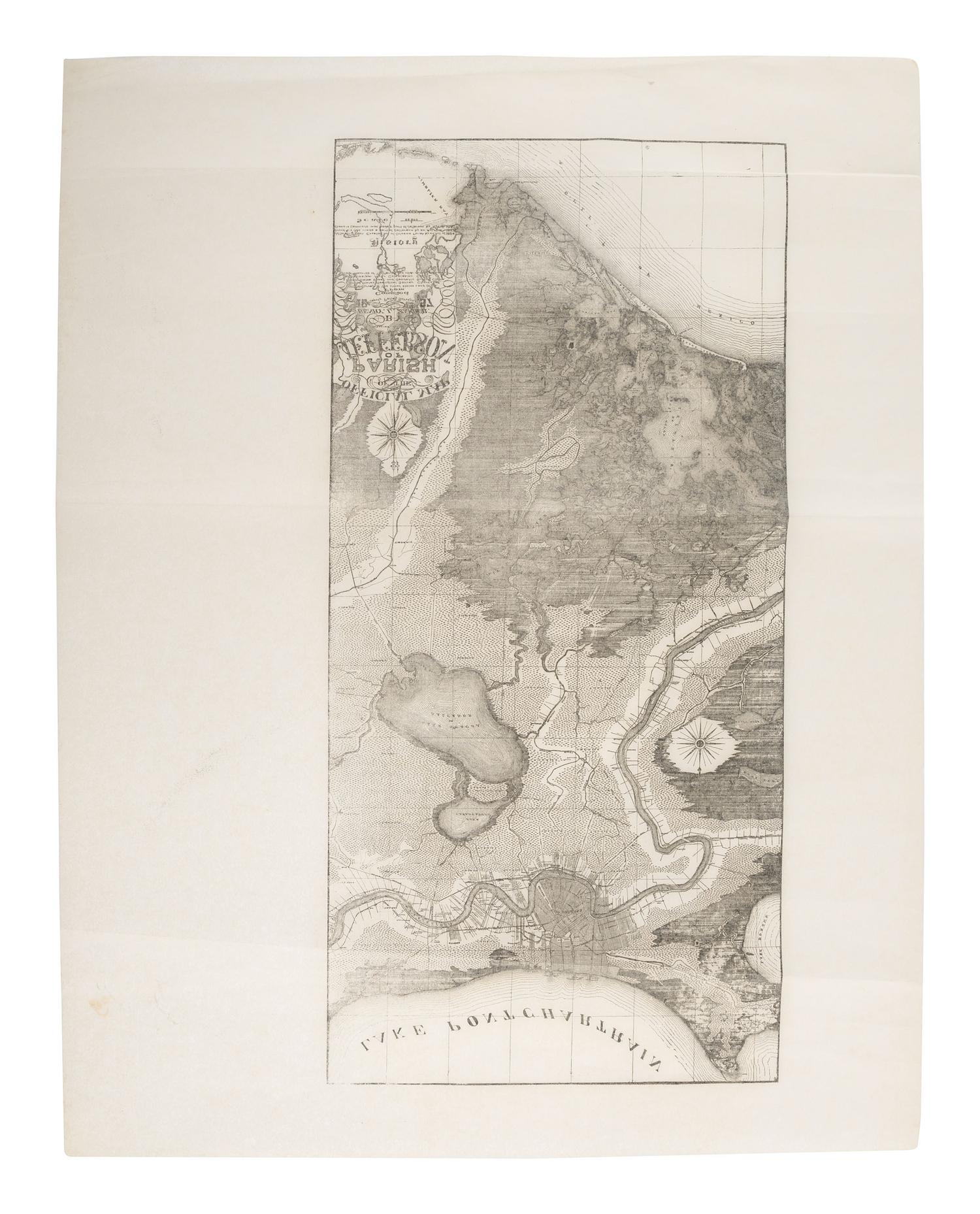 [MAPS - LOUISIANA - WAR OF 1812]. Maps of Louisiana, incl. Battle of New Orleans battle site map.