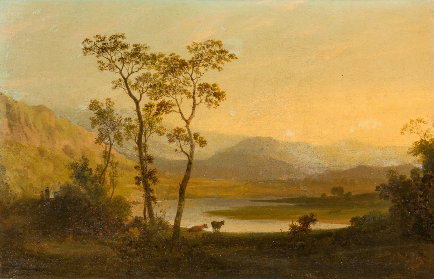Artist Unknown, (19th century), Landscape with Cow