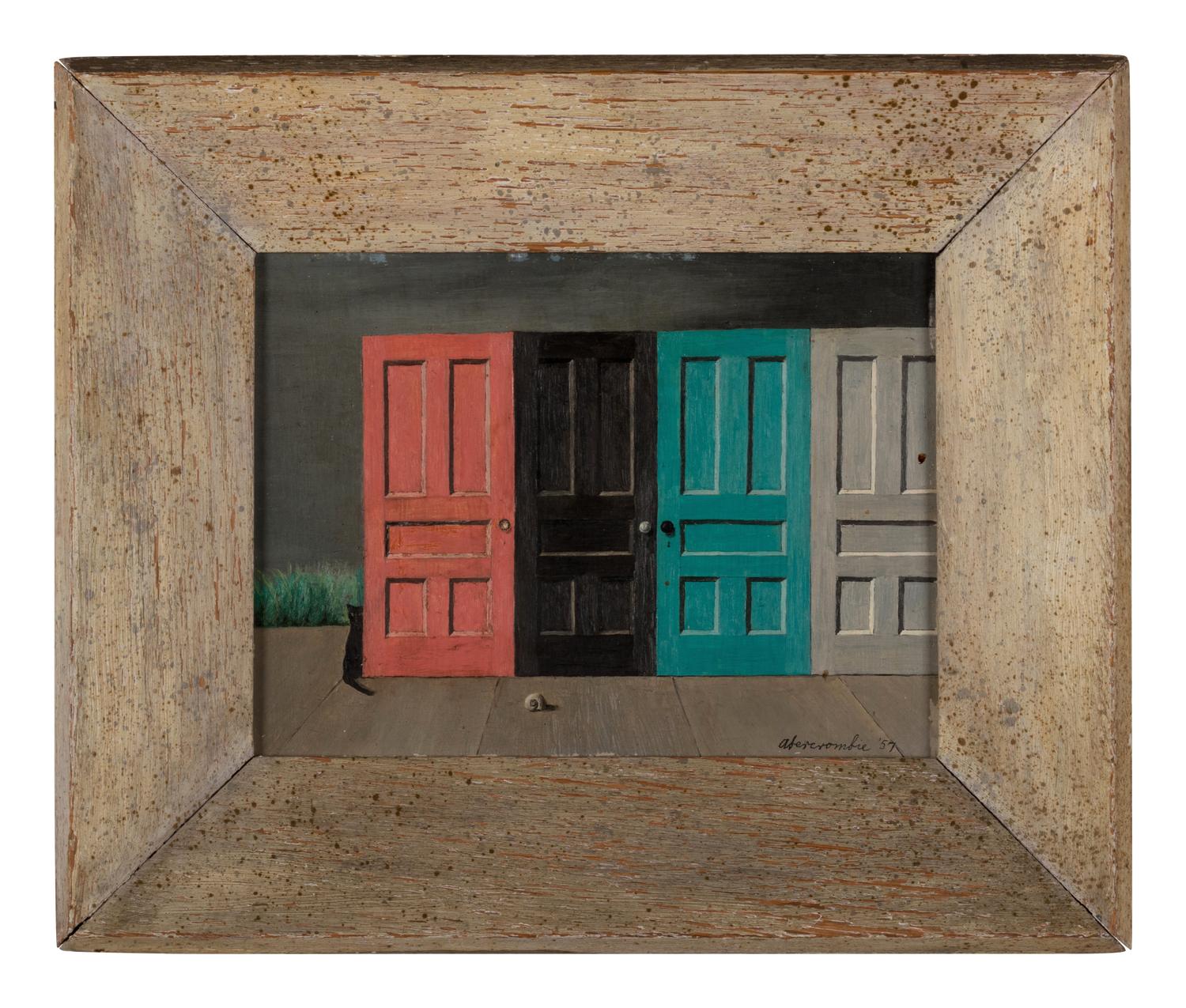 Untitled (Four Doors, Cat)