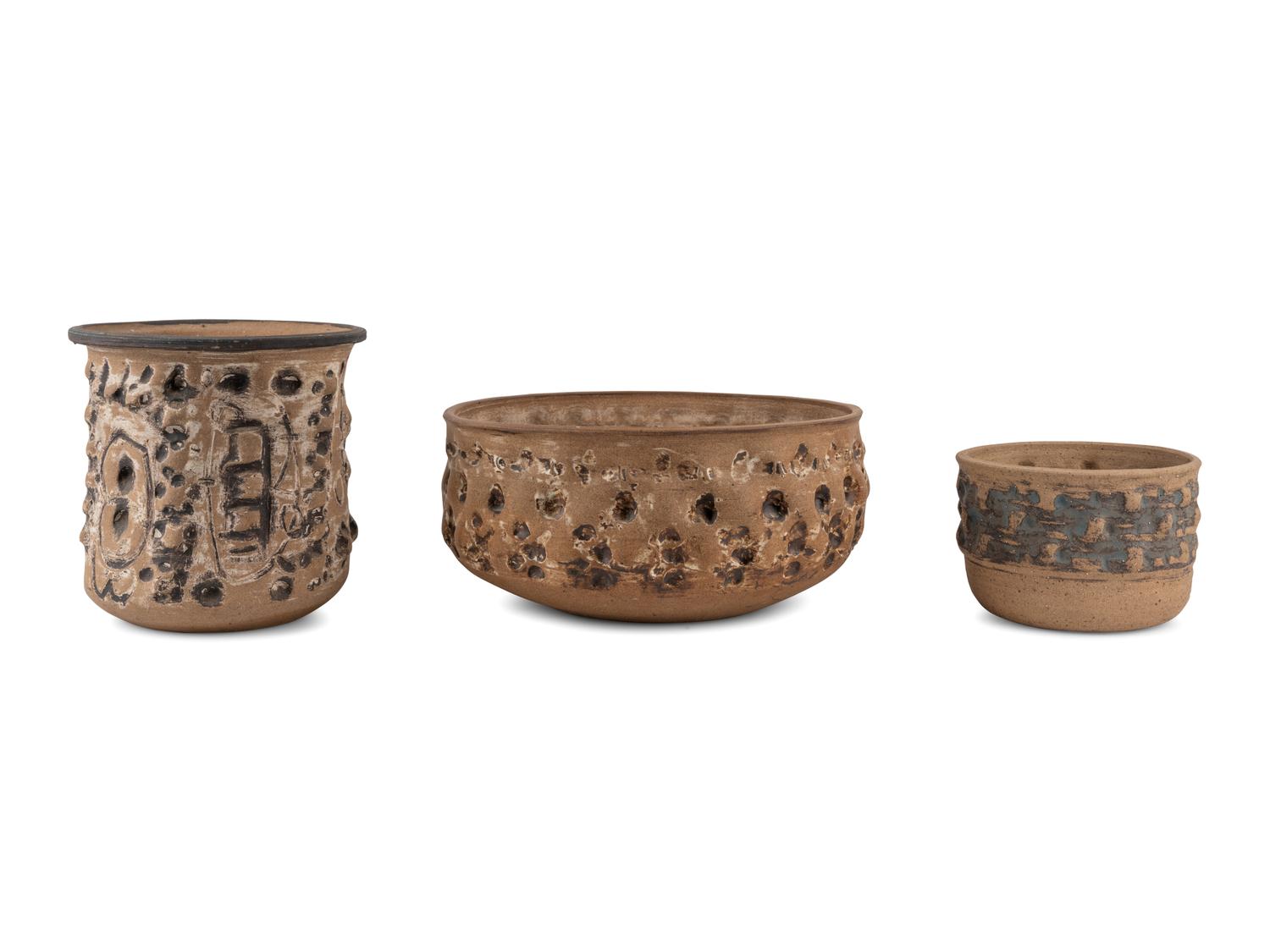 Collection of Three Planters, c. 1958-1960
