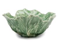 A Rookwood Pottery Celadon Glaze Cabbage Leaf Bowl
