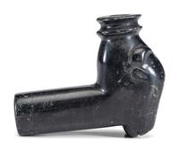 Plains Steatite Pipe Bowl, of a Buffalo