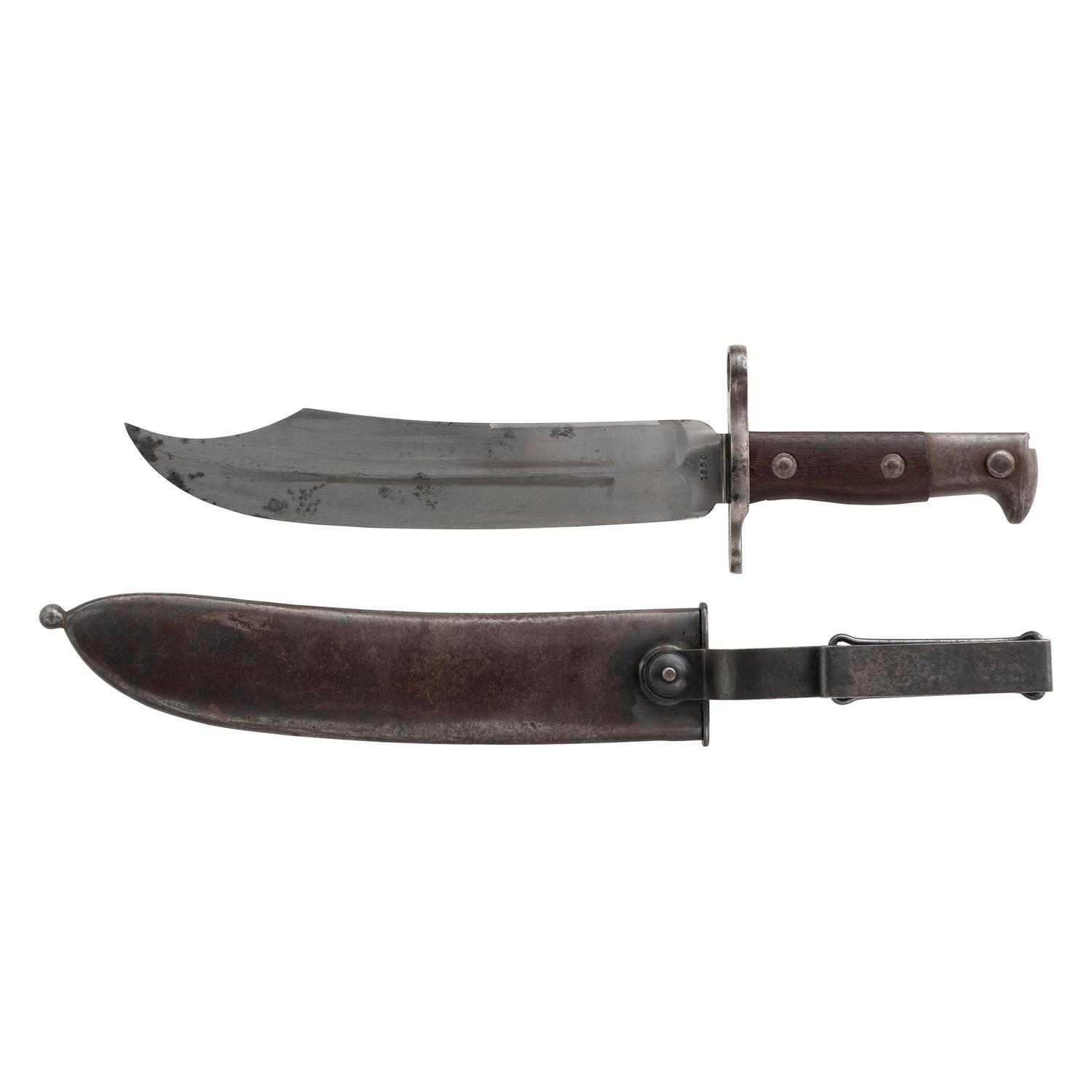 US Model 1900 Krag Bowie Bayonet & Scabbard