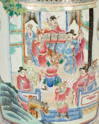 A Large Chinese Famille Rose Porcelain Vase