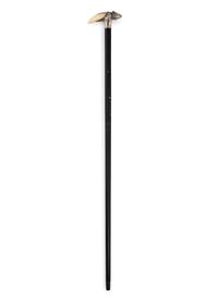An English Silver Mounted Bat Form Walking Stick