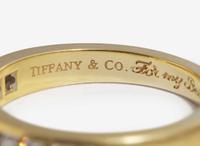 An 18K Yellow Gold and Diamond Band by Tiffany & Co.