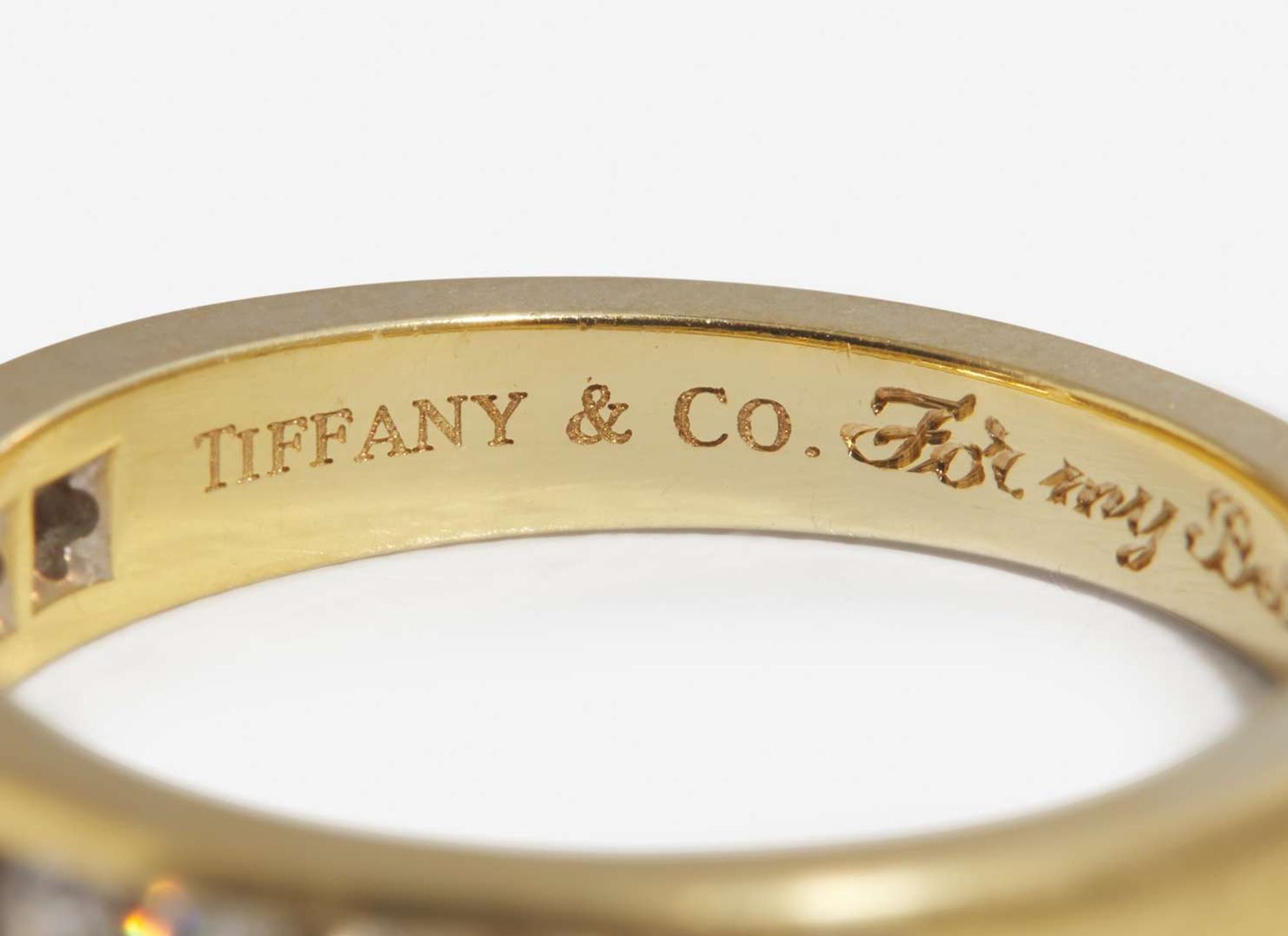 An 18K Yellow Gold and Diamond Band by Tiffany & Co.