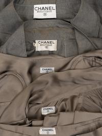 Two Grey Chanel Ensembles, 1980s