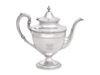 An American Silver Coffee Pot