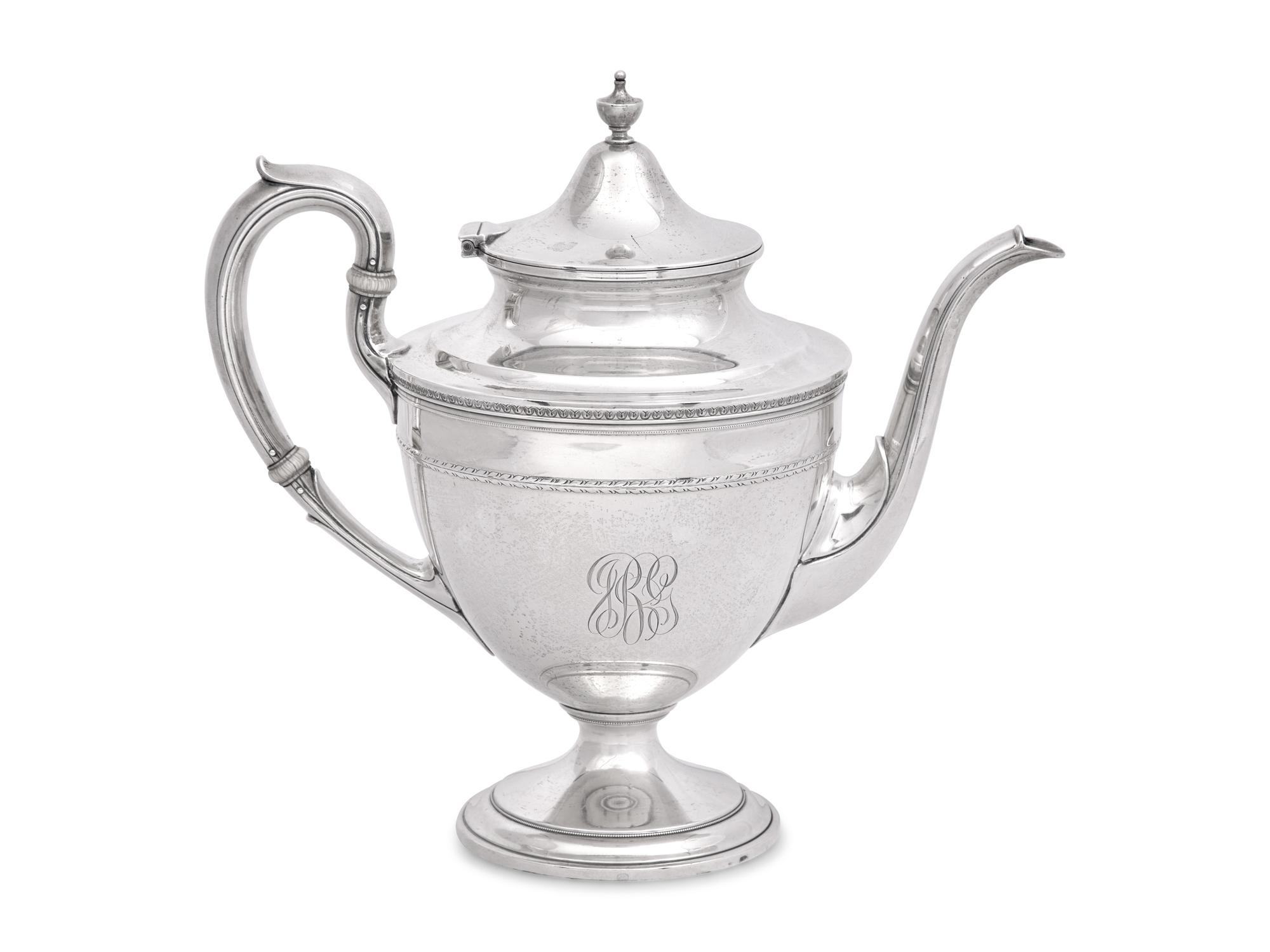 An American Silver Coffee Pot