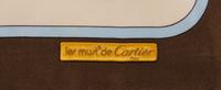 Collection of Six Designer Scarves; Two Hermes, Two YSL, One Dior, One Cartier