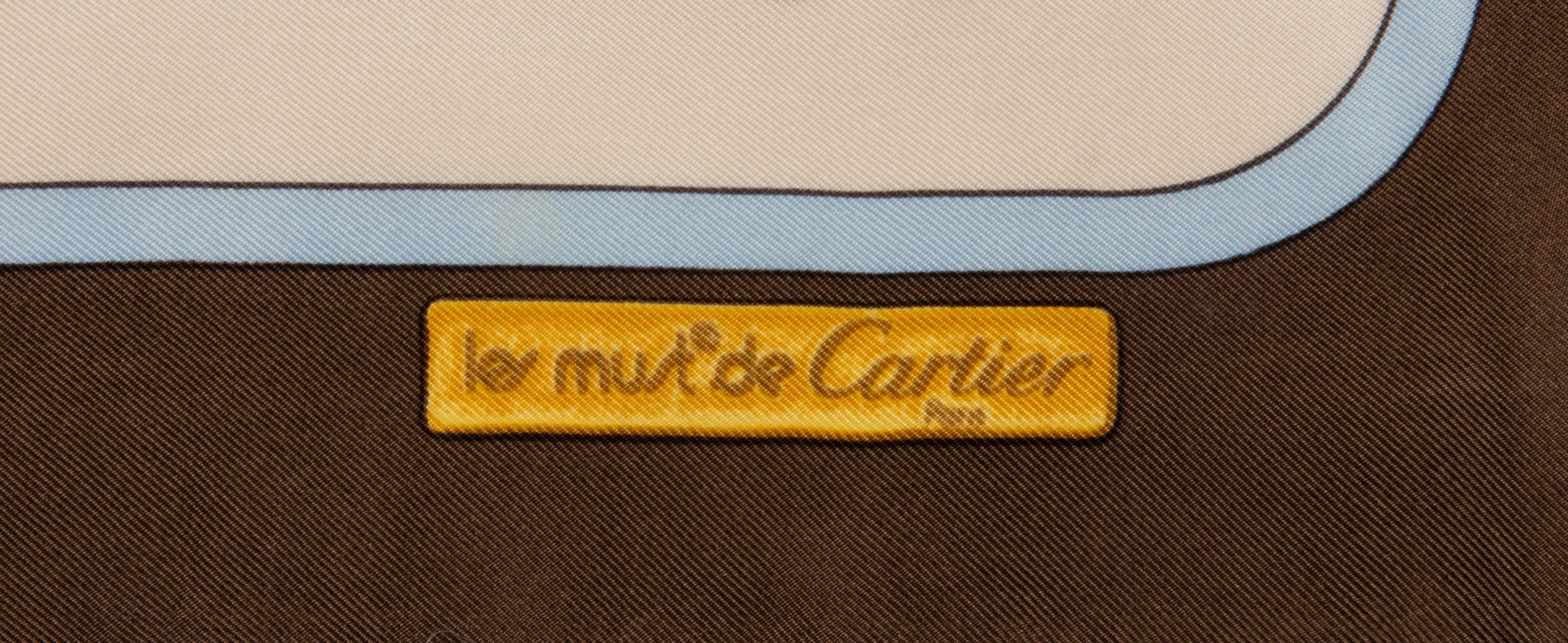 Collection of Six Designer Scarves; Two Hermes, Two YSL, One Dior, One Cartier