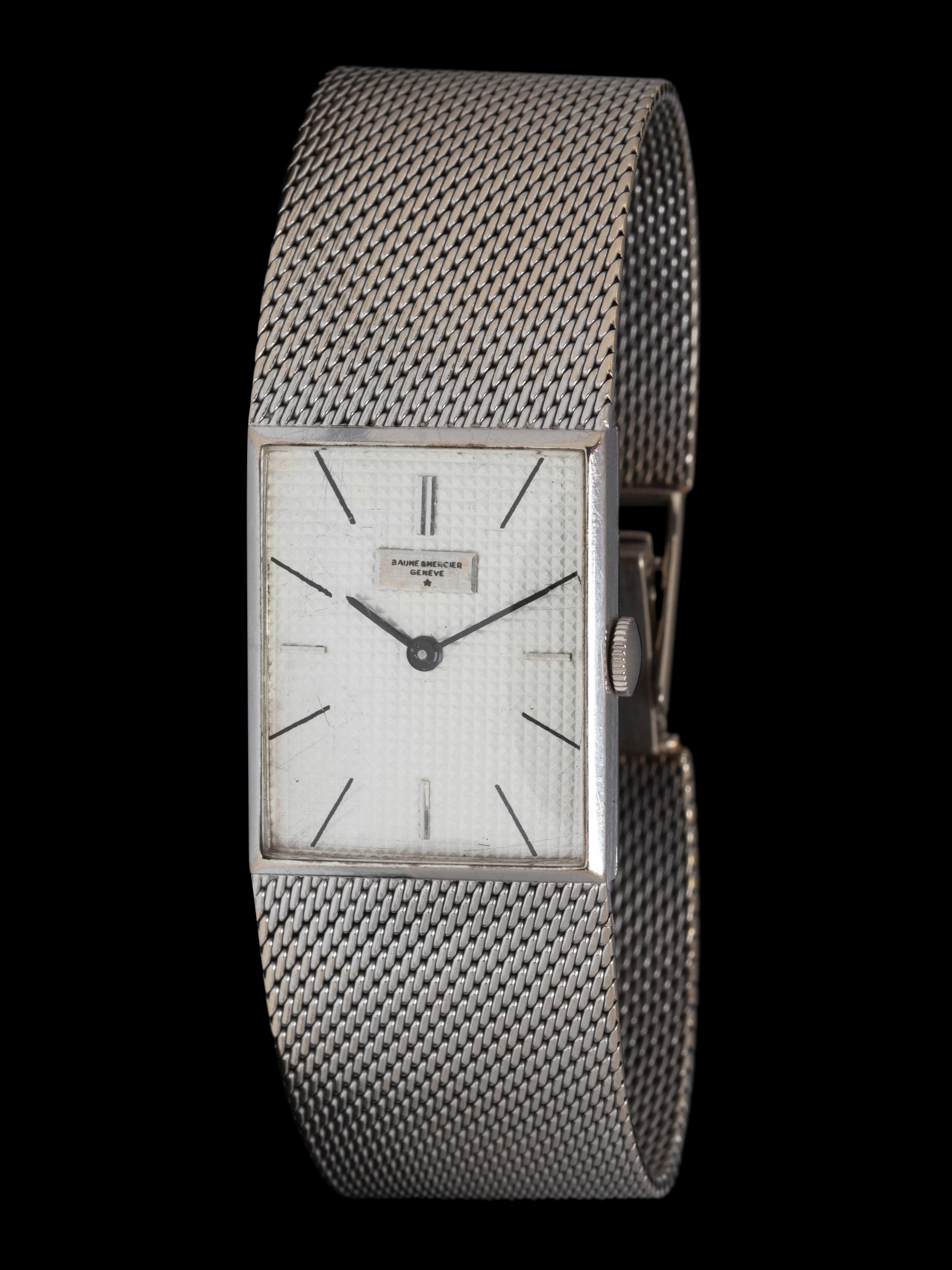 BAUME & MERCIER, REF. 37018 18K WHITE GOLD 'BM775' WATCH