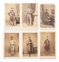 [CIVIL WAR]. A group of 20 CDVs of identified members of the 7th New York State Militia, incl. MOH recipient Rufus King.
