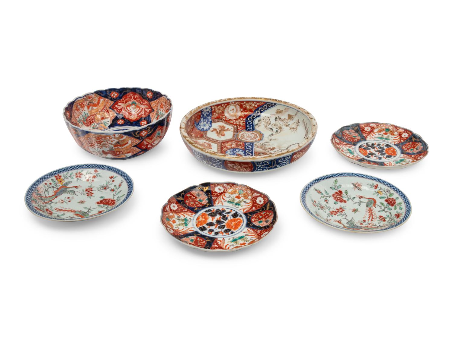 A Group of Japanese Porcelain Articles