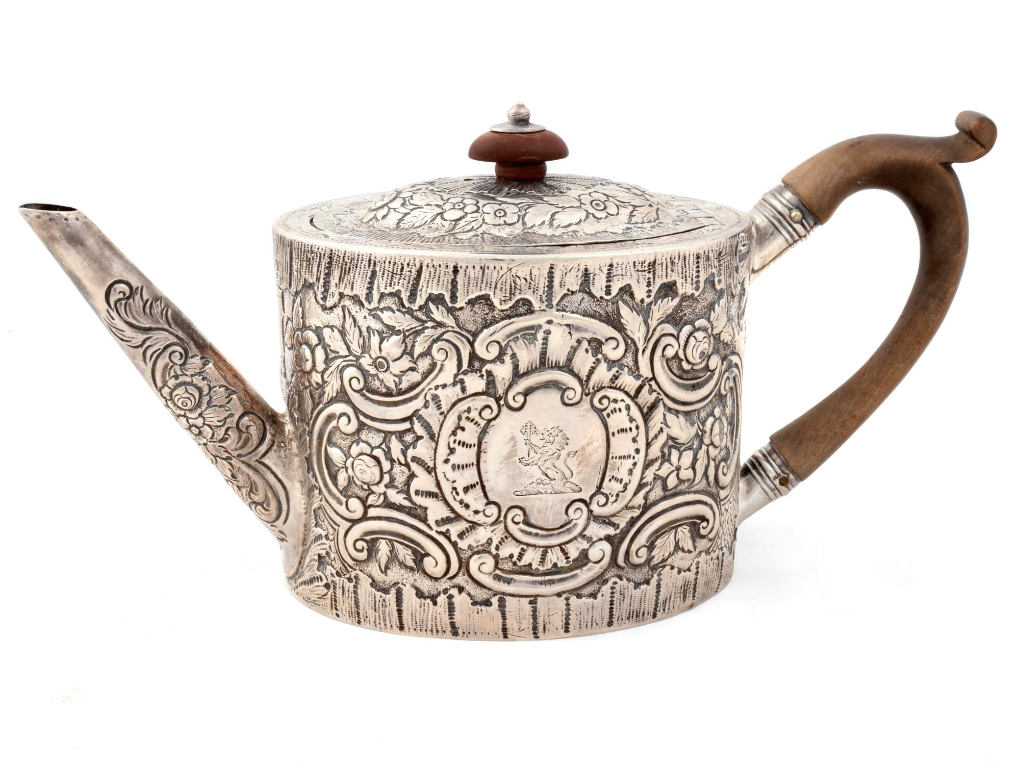 A George III Silver Teapot — William Vincent, London, 1783