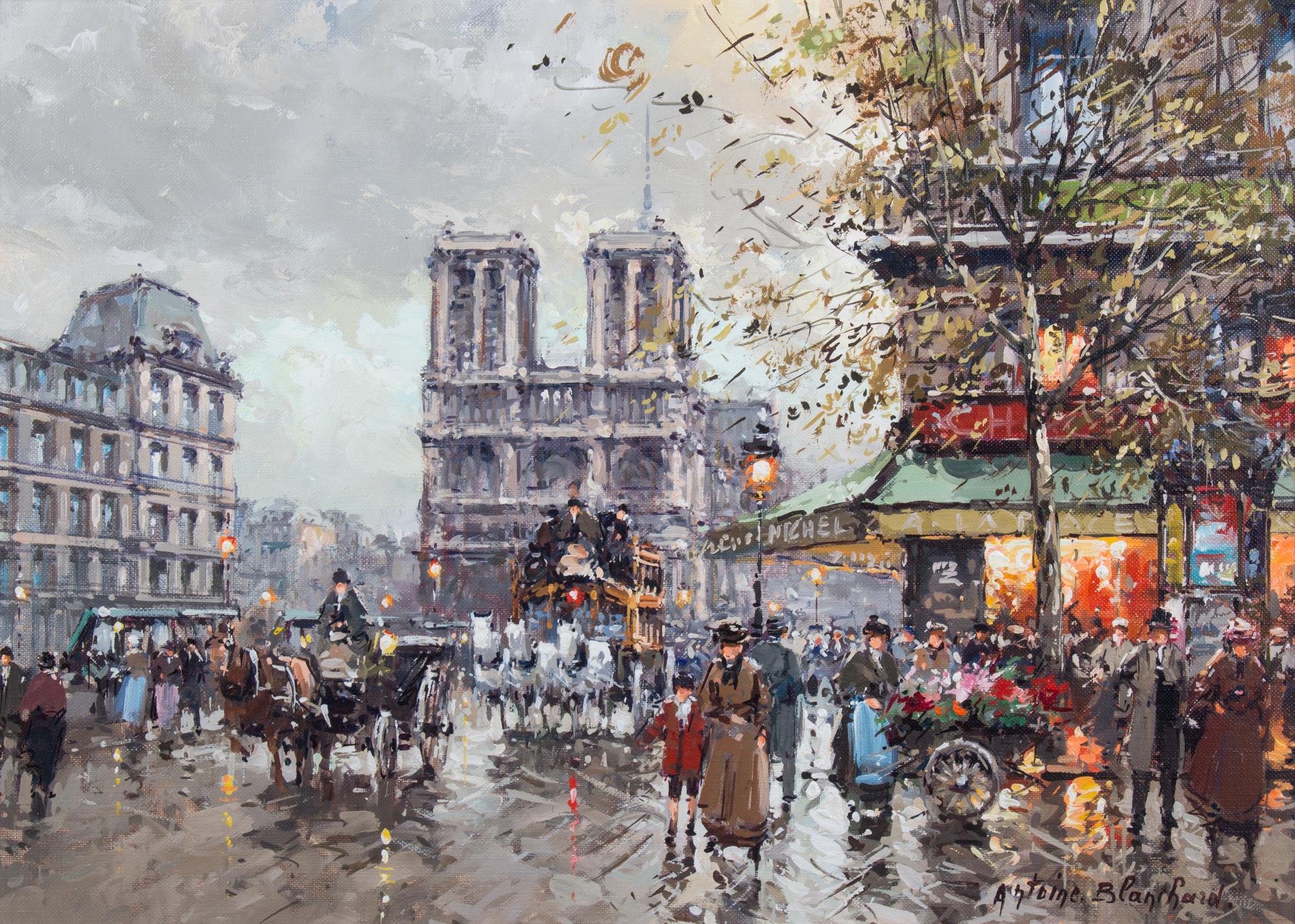 Antoine Blanchard, (French, 1910-1988), Rue Royal et La Madeleine