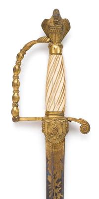 War of 1812 Presentation Sword belonging to Colonel George Edward Mitchell (1781-1832) baltimore or philadelphia, circa 1818
