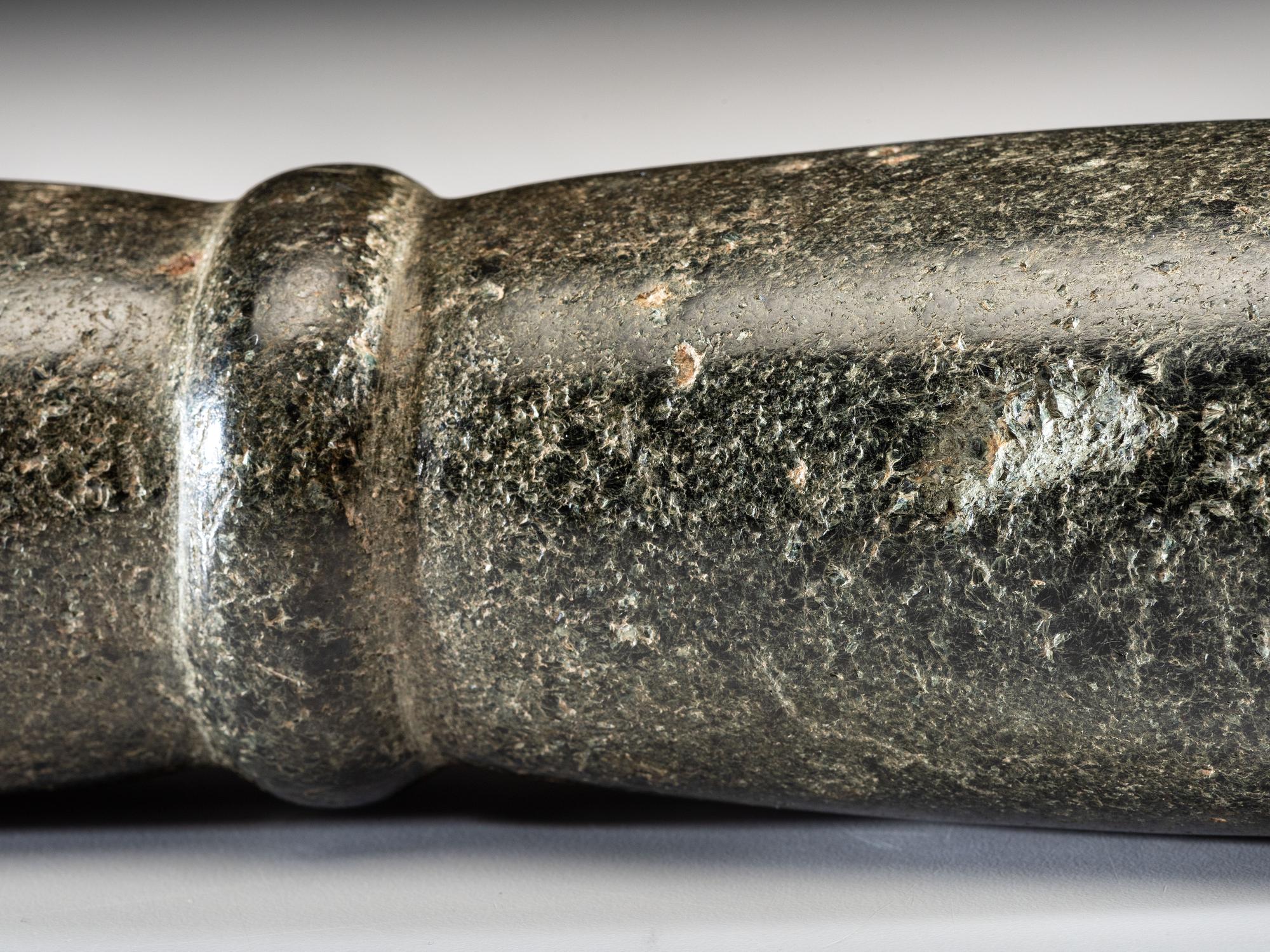 A Steatite Biconical Tube Pipe