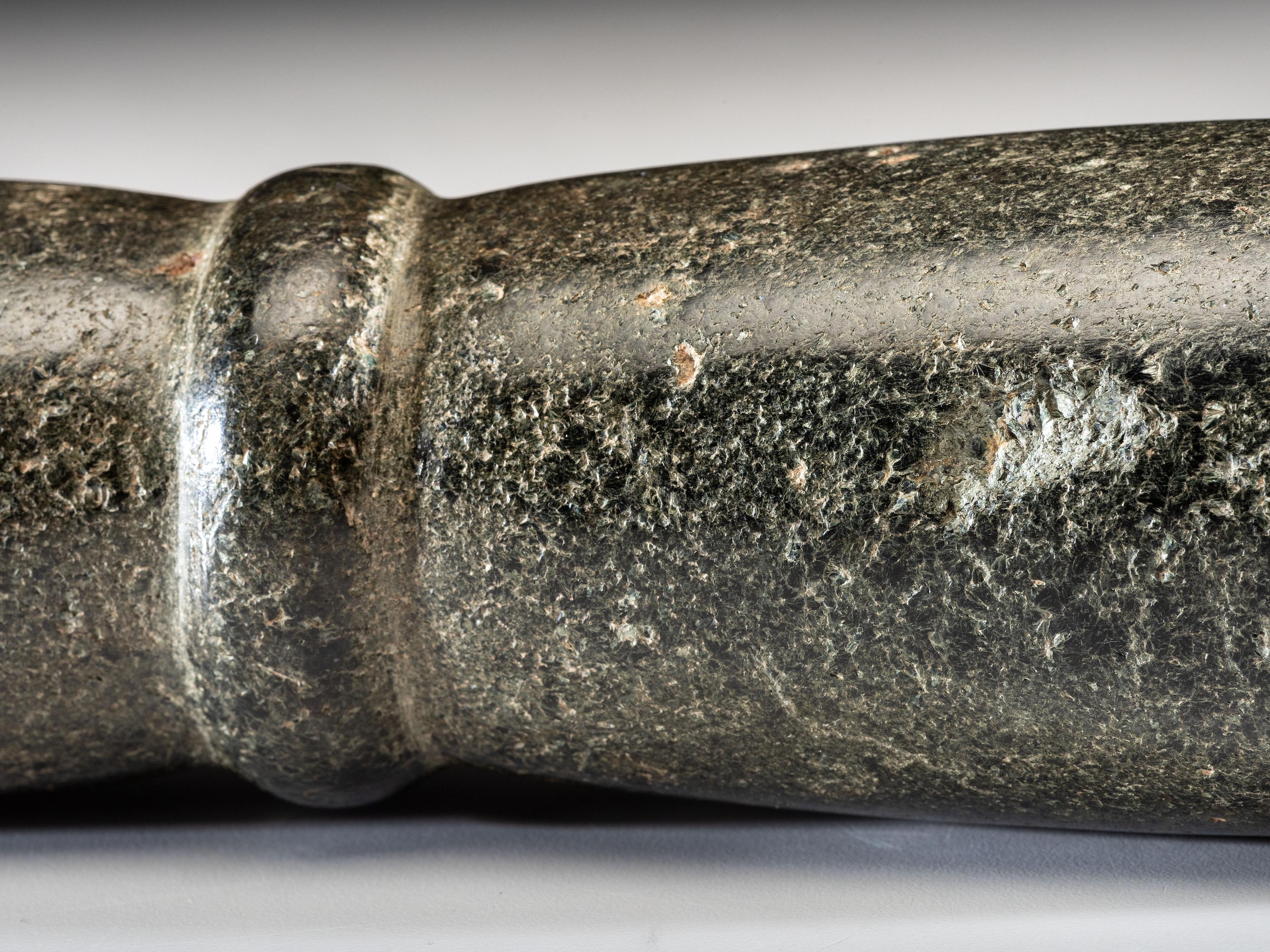 A Steatite Biconical Tube Pipe