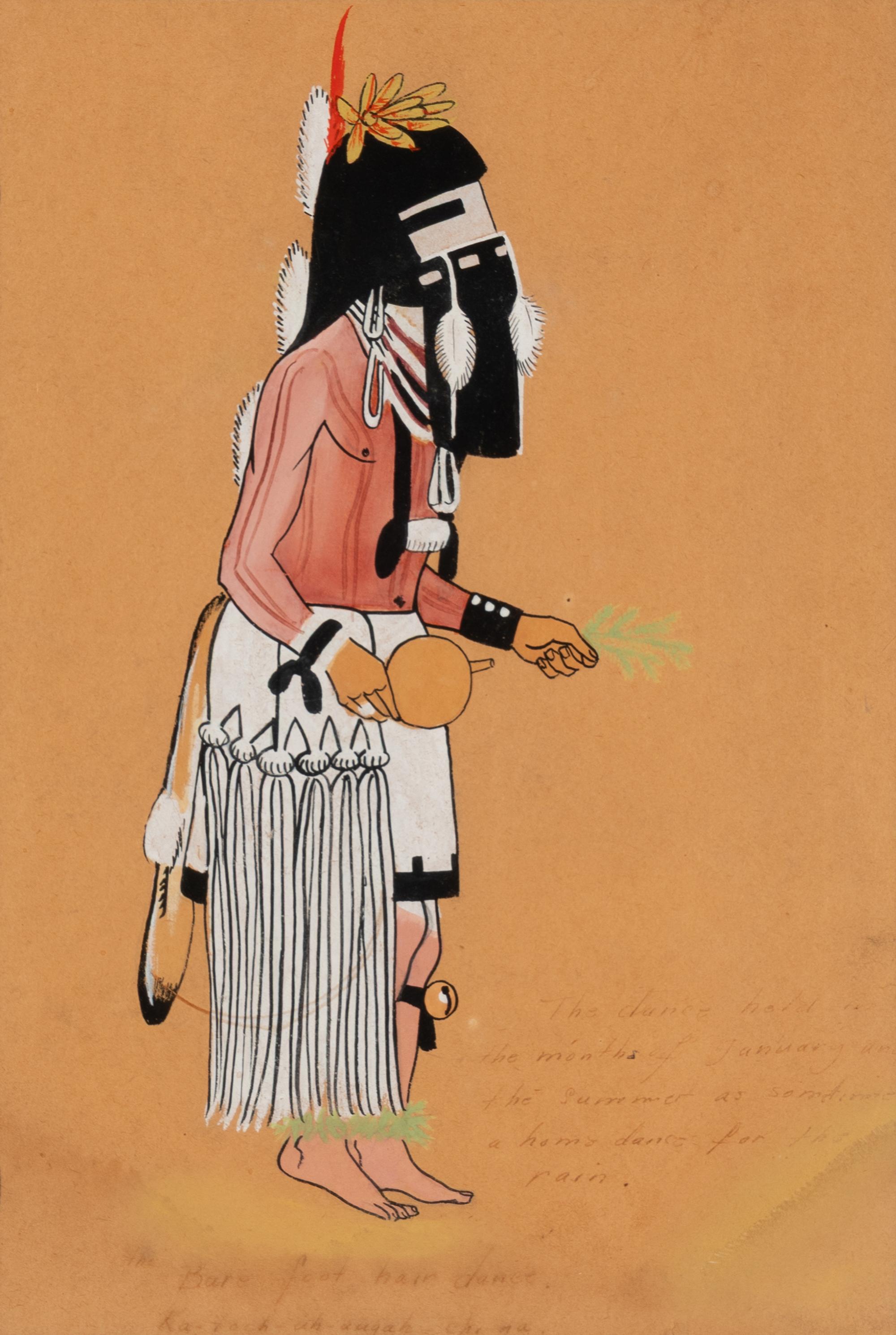 Series of Katsina Paintings tempera on paper