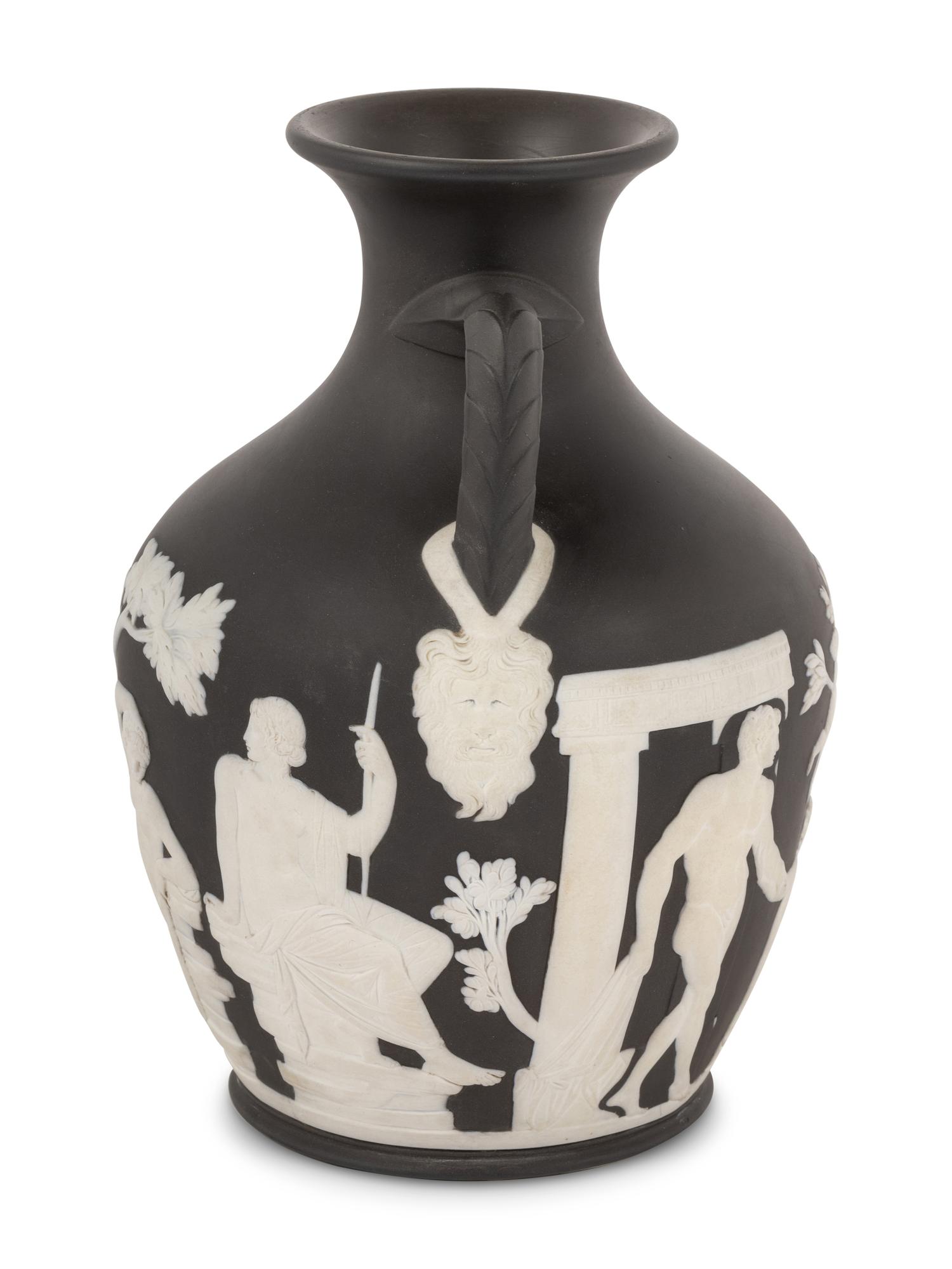 A Wedgwood Jasperware Model of the Portland Vase