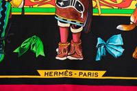 Four Hermès Items: Two 90cm Scarves and Two Ties