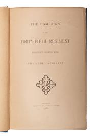 [CIVIL WAR - MASSACHUSETTS]. A group of regimental histories and adjutant general reports, comprising: