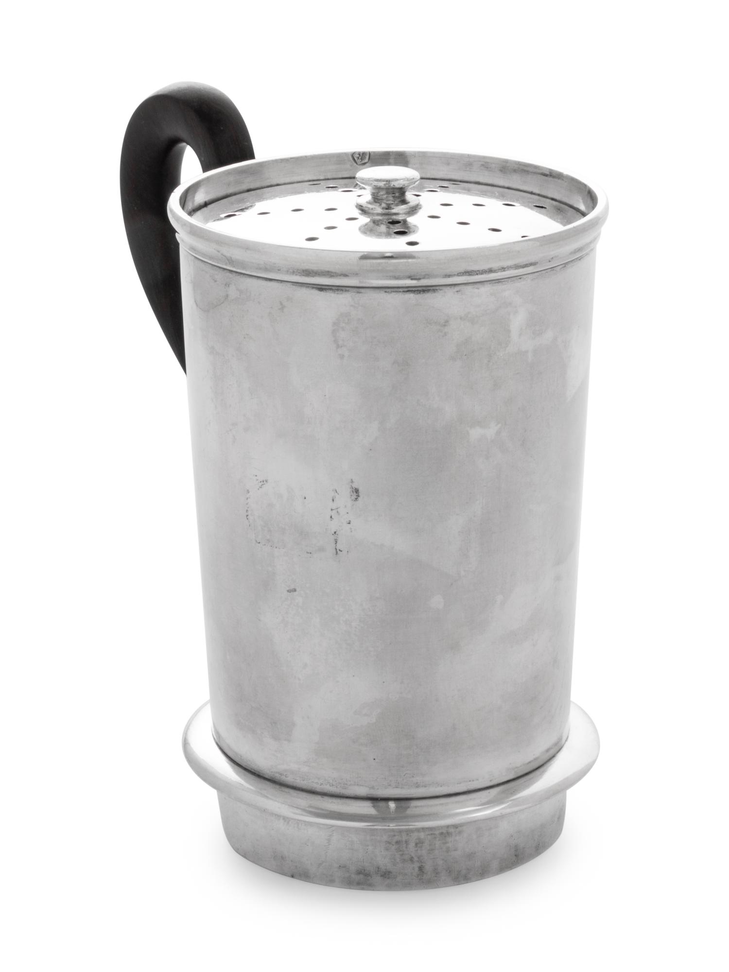 A French Silver Tea Strainer