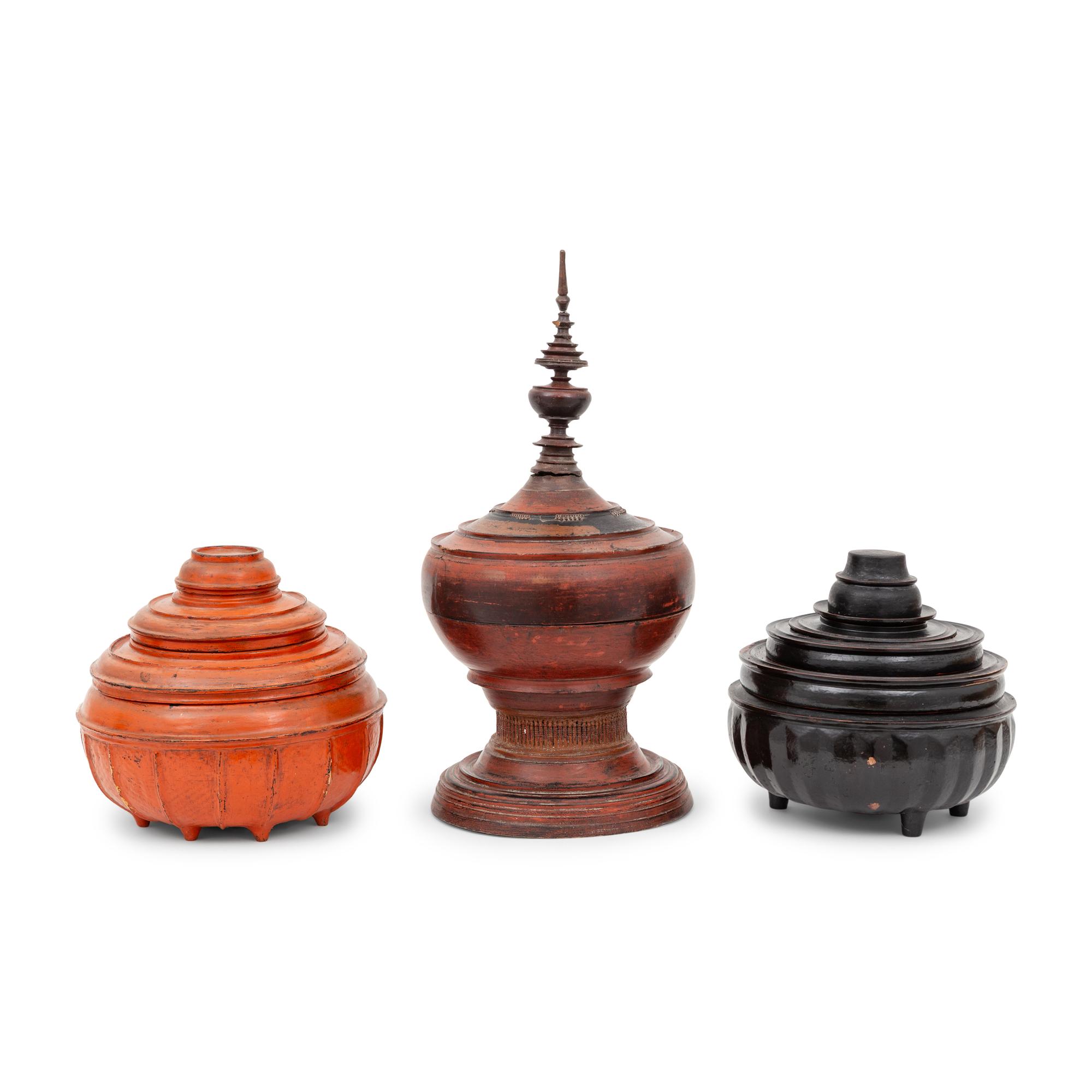 Three Burmese Wedding Boxes