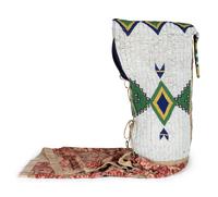 Sioux Beaded Hide Cradle