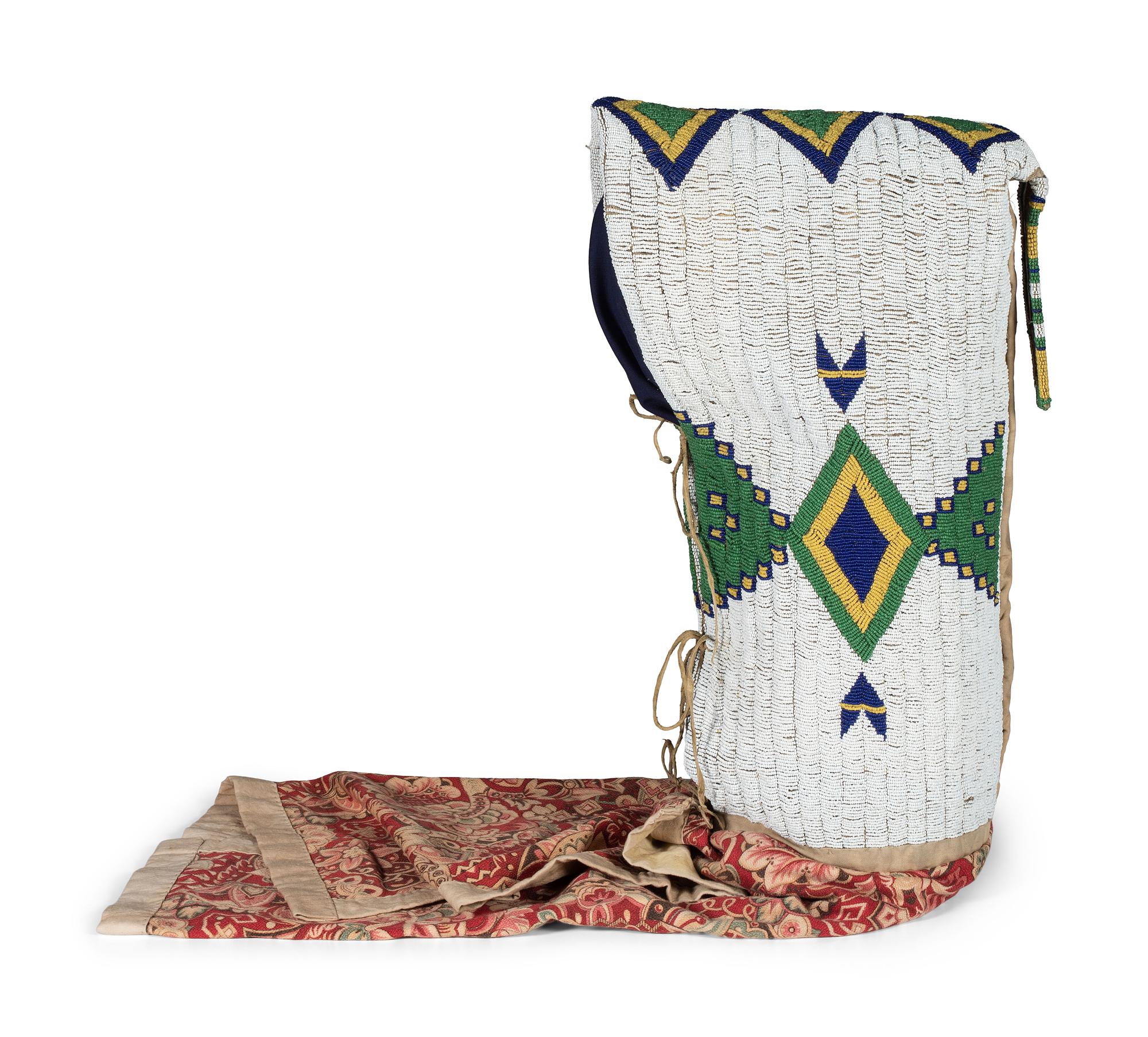 Sioux Beaded Hide Cradle