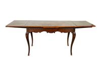 A French Walnut Draw-Leaf Dining Table