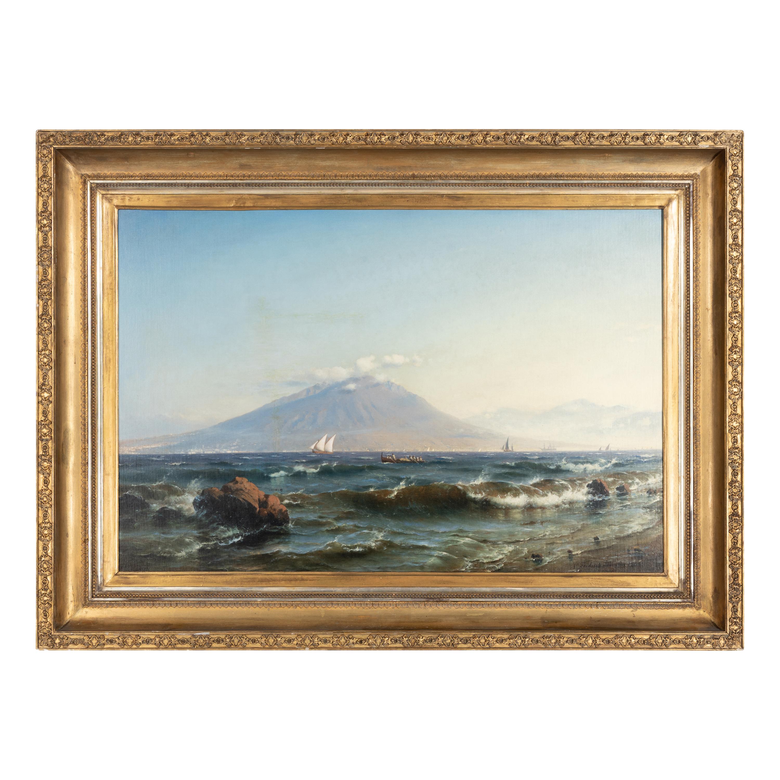Carl Frederick Sørensen (Danish, 1818-1879) — The Bay of Naples , 1866